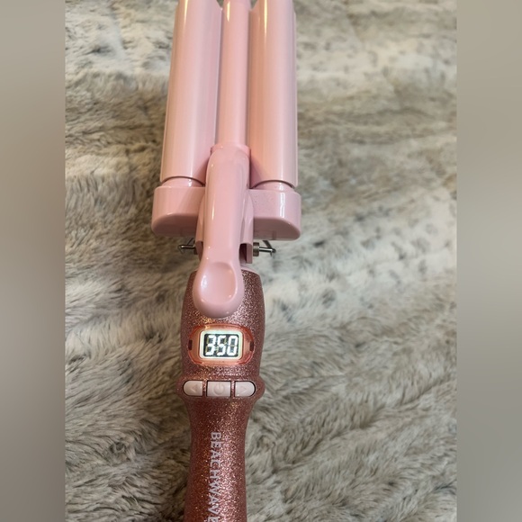 🎀 Pink Glitter Limited Edition Beachwaver 3b Waver - Picture 6 of 8
